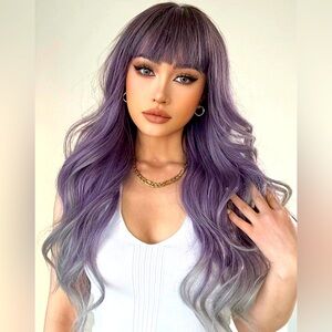 Purple ombré wig